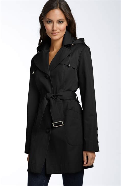 michael kors warmer trenchcoat|michael kors belted raincoat.